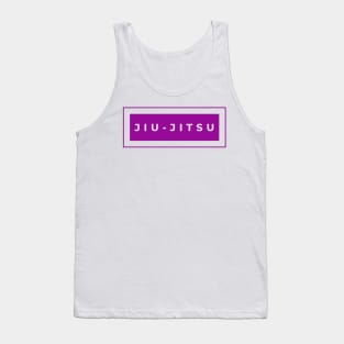 BJJ Jiu Jitsu Minimal Purple Tank Top